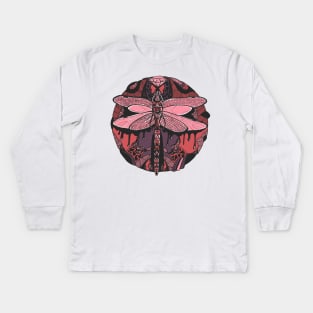 Ambrose Circle of the Dragonfly Kids Long Sleeve T-Shirt